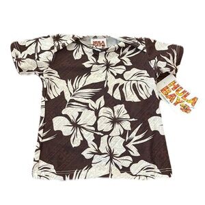Hula Bay Of Honolulu Infant Boy Pull Over Tee New With Tag